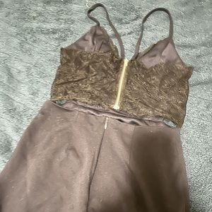 LuLu’s Blue Open Back Dress w/Lace